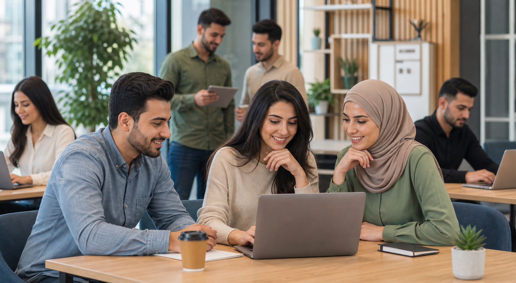 Diverse job candidates tracking their applications on KDXJobs